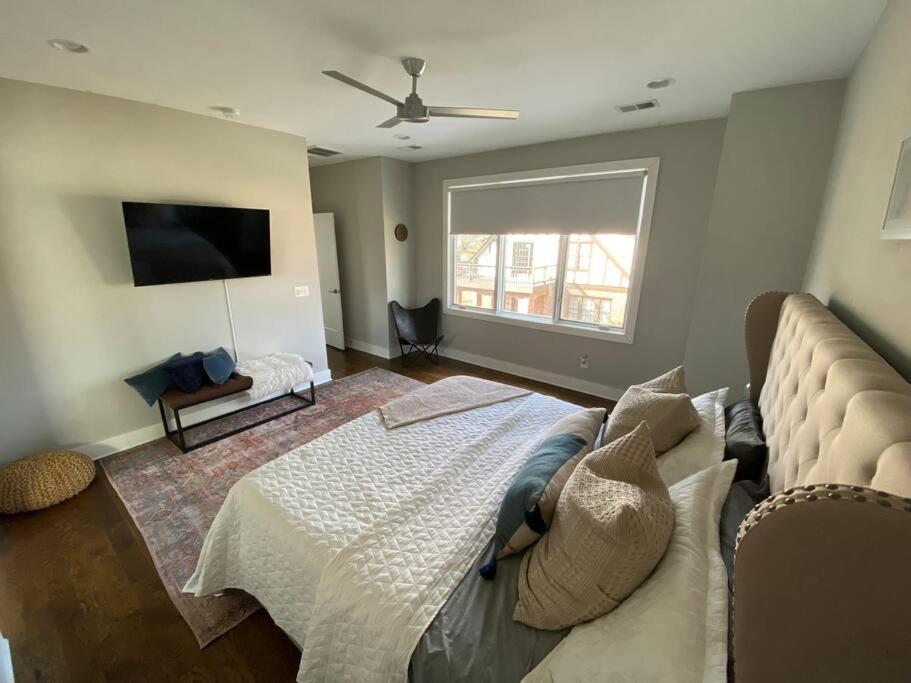 נאשוויל Modern Luxury Rooftop Deck, 3 Mi To Downtown מראה חיצוני תמונה