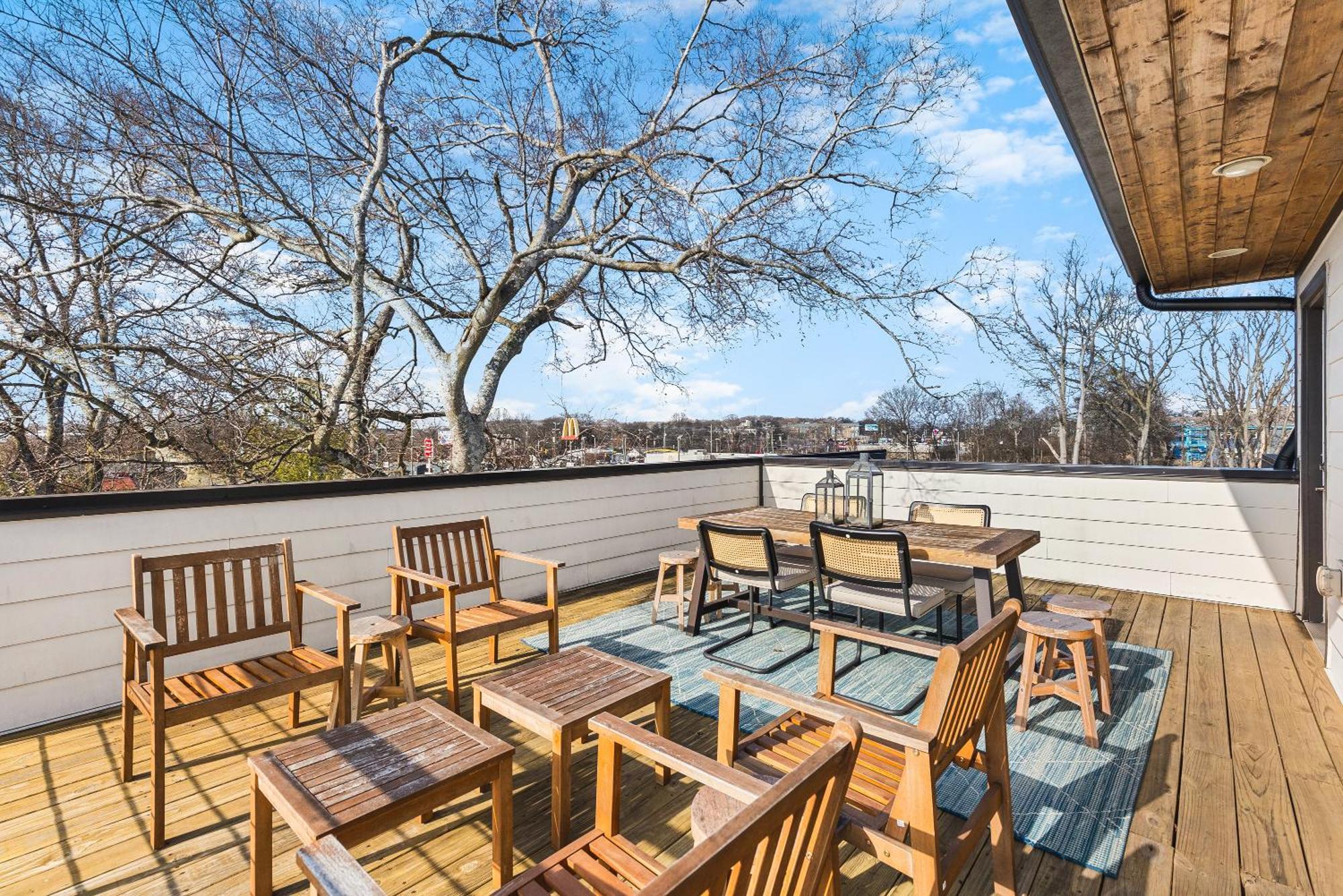 נאשוויל Modern Luxury Rooftop Deck, 3 Mi To Downtown מראה חיצוני תמונה
