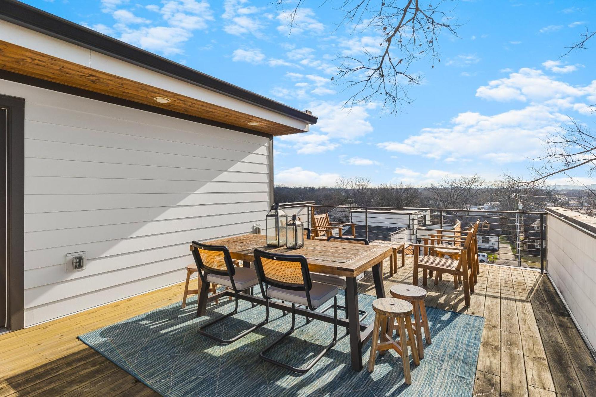 נאשוויל Modern Luxury Rooftop Deck, 3 Mi To Downtown מראה חיצוני תמונה