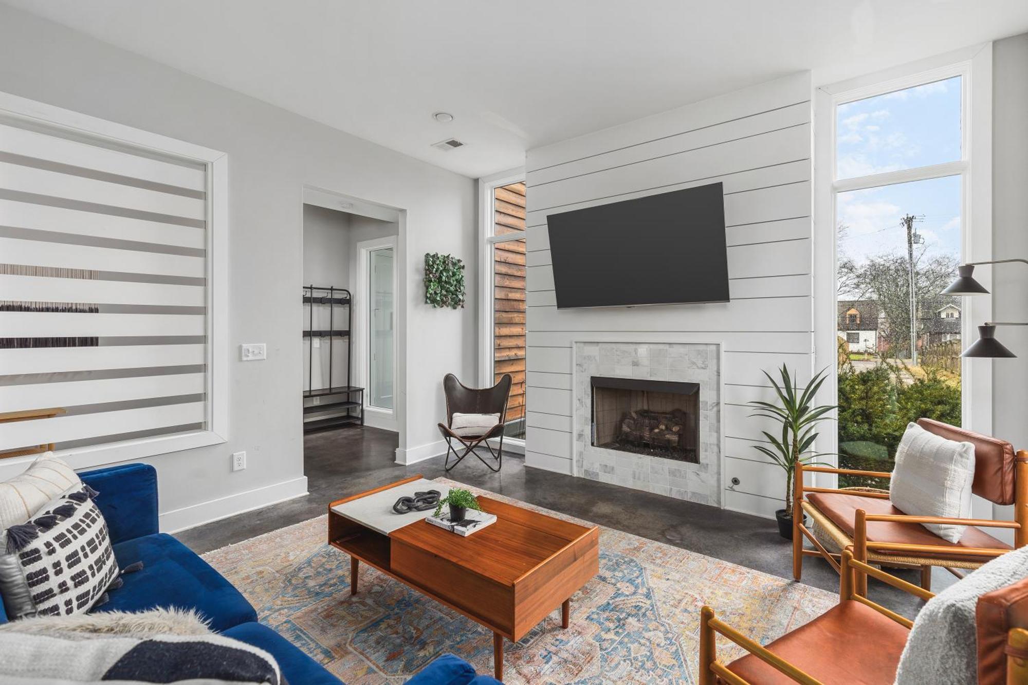 נאשוויל Modern Luxury Rooftop Deck, 3 Mi To Downtown מראה חיצוני תמונה
